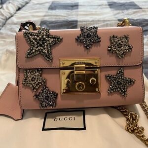 Gucci Padlock Studded Leather 2 way bag-small- EXCELLENT CONDITION